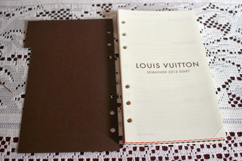 Planner Notepaper Refill FITS Louis Vuitton Agenda MM Medium Cover: 200  Pages