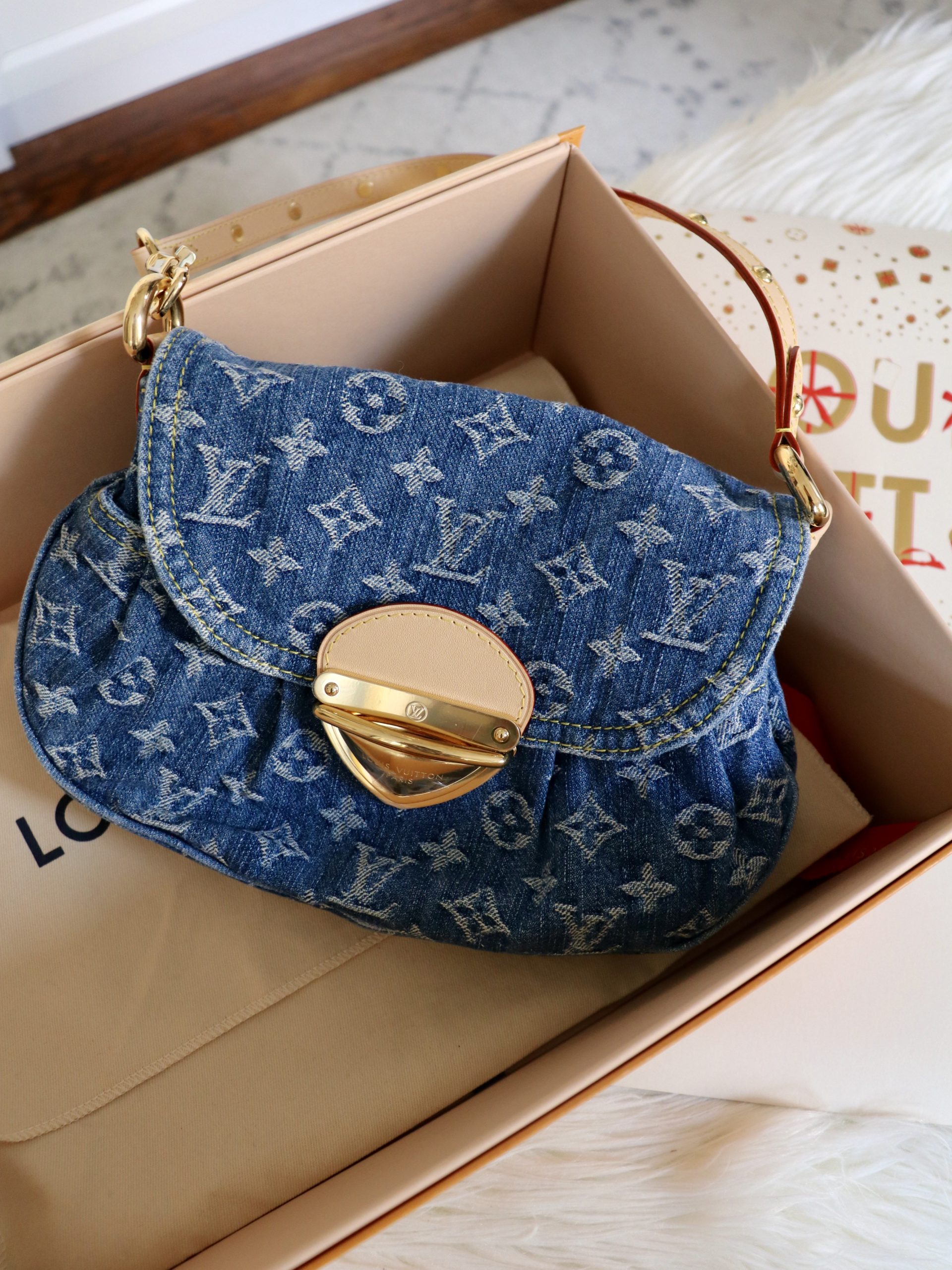セール時期 Louis Vuitton REMIX DENIM SUNSET - レディースファッション>バッグ・カバン>ハンドバッグ